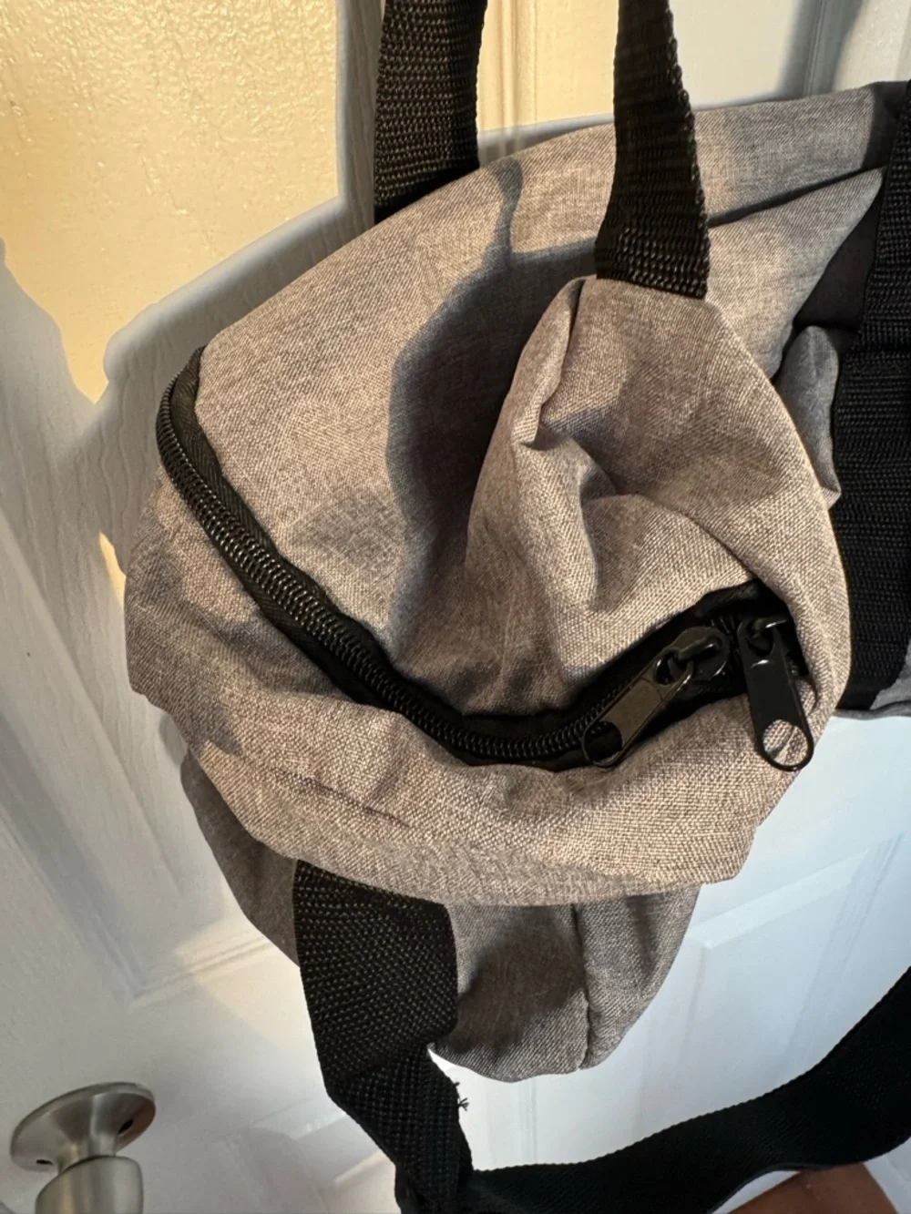Gray Weekend Duffel Bag - Lightweight Travel Tote